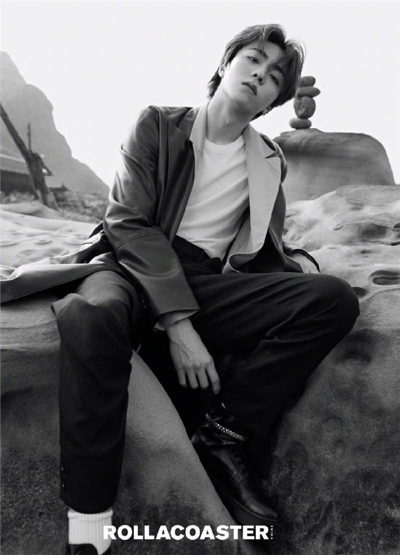 最全陈立农儒雅范中长发时尚杂志户外大片相册