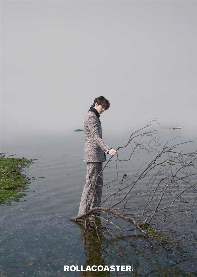 最全陈立农儒雅范中长发时尚杂志户外大片相册