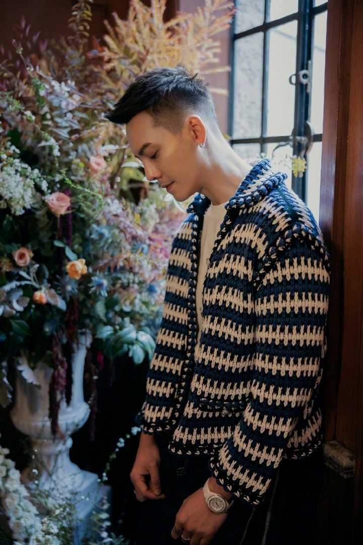 高清陈伟霆时尚感设计针织外套帅气高清图片图册