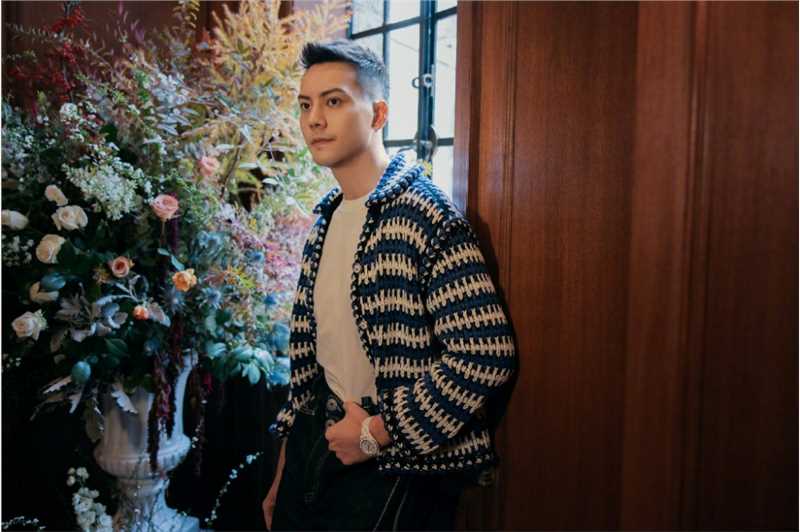 高清陈伟霆时尚感设计针织外套帅气高清图片图册