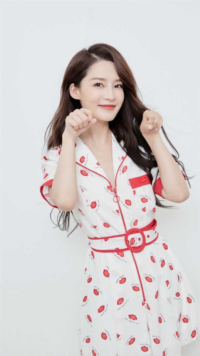 特别专辑李沁连衣短裙甜美图片图片