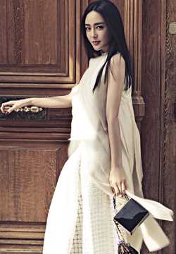 特别专辑李沁连衣短裙甜美图片图片