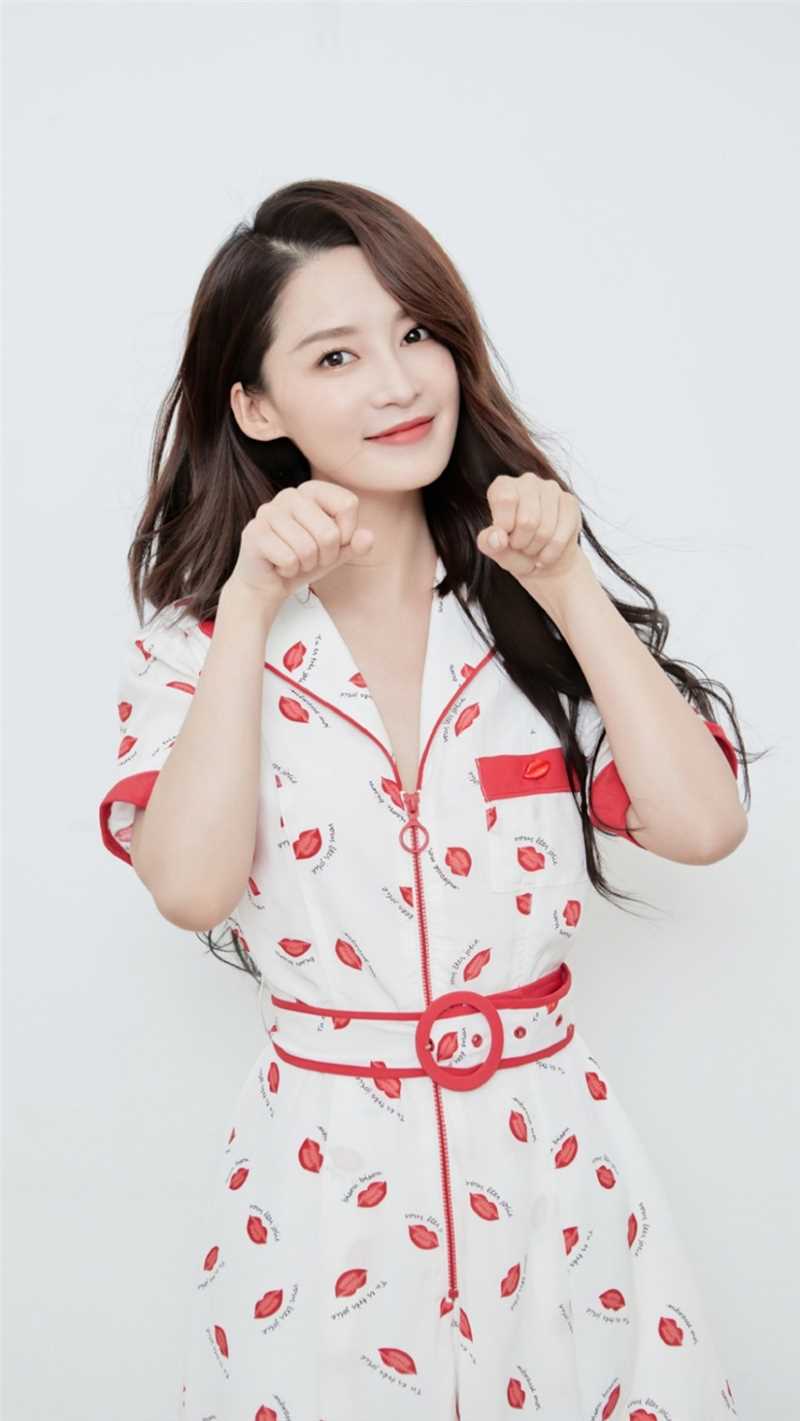 特别专辑李沁连衣短裙甜美图片图片