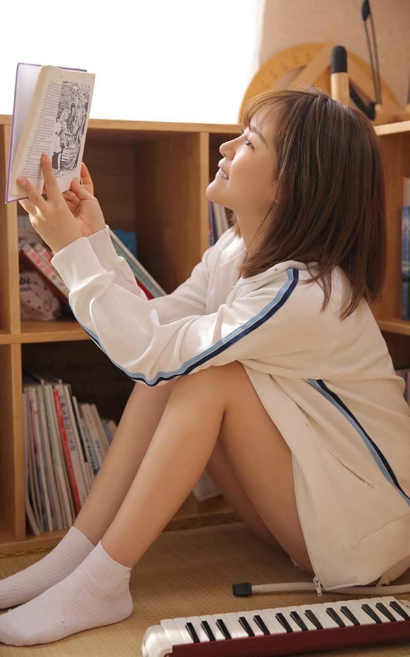 特别专辑清秀少女运动装甜美图片图片