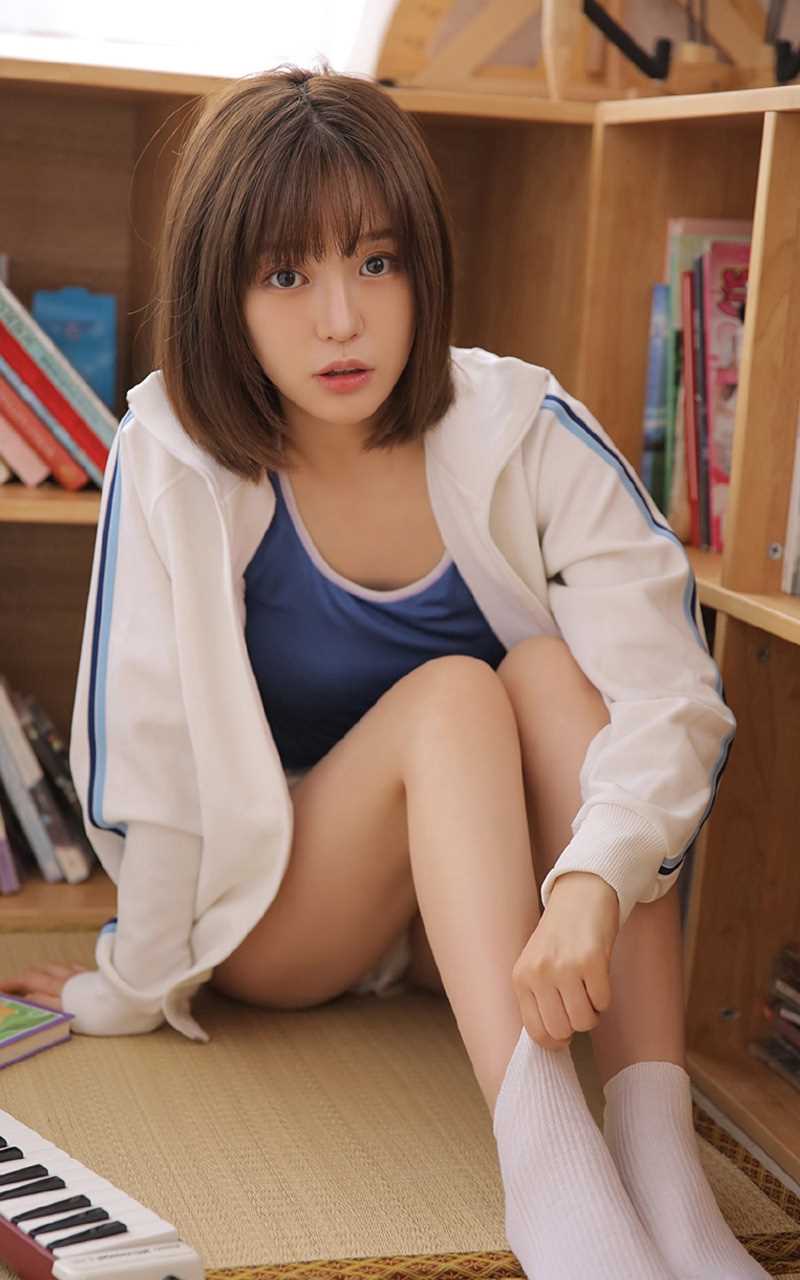 特别专辑清秀少女运动装甜美图片图片