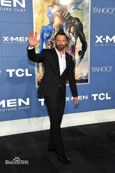 休·杰克曼(Hugh Jackman/Hugh Michael Jackman)首映礼上的前后照片