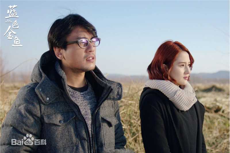 蓝心妍(Crazybarby Leni Lan、ЛаньЯнь、)蓝色金鱼素颜照壁纸