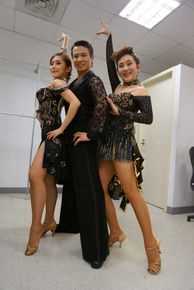 王宇婕(Margaret Wang)和妈妈上综艺节目跳舞图性感图片图集