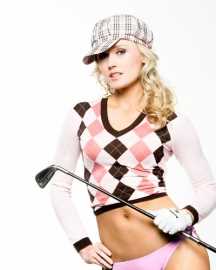 身兼模特的LPGA球星美女