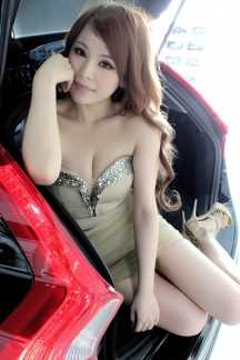 最全高雅靓丽美女与沃尔沃V60相册