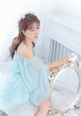 最新梦幻仙气露肩纱裙美女清纯香艳人体诱惑性感图集