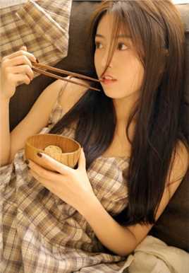 精选居家慵懒美女小清新吊带淑女裙甜美可爱清纯图片图册