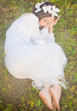 精选清纯校花户外白衣飘飘仙气十足图册