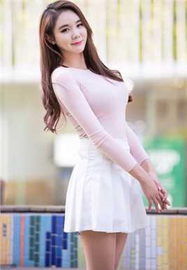 最全韩国车模闵侑琳唯美短裙气质迷人壁纸