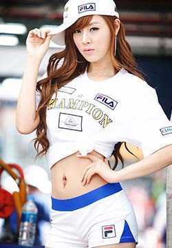 韩国顶级车模黄美姬高清摄影图片