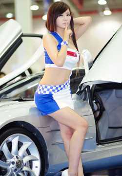 优质韩国车模柳智惠车展可爱高清相册