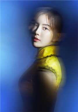 最新梦幻美女吕佳容黄色旗袍古典香艳名媛气质图片壁纸