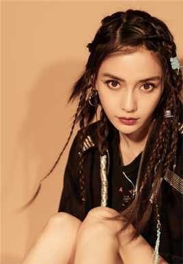 精选邪魅明星少女angelababy帅气潮流个性时尚图册