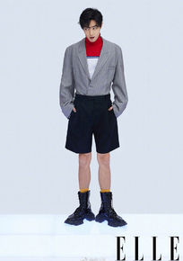 肖战ELLE世界时装之苑素颜照相册