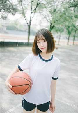 优质校园篮球宝贝少女日系体操服白嫩写真相册