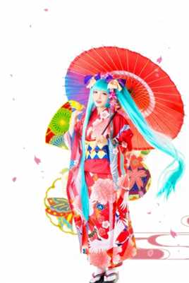 和服MIKU初音未来cosplay