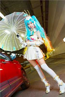 最新初音未来MIKU赛车娘cosplay正片图集