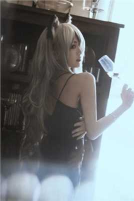 明日方舟,黑性感诱人黑旗袍cosplay