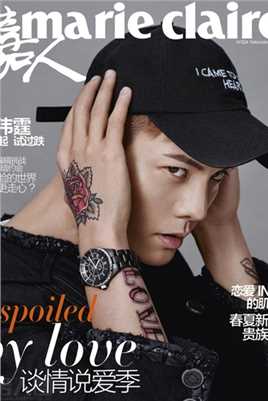 特别专辑陈伟霆时尚杂志嘉人封面男人味图片图片