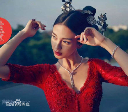 最全杨颖(Angelababy)时尚新娘壁纸