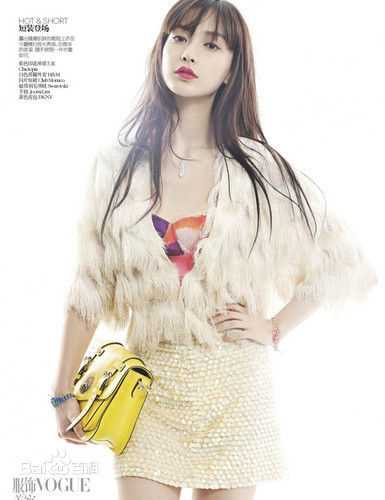 杨颖(Angelababy)Vogue前后照片