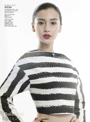 杨颖(Angelababy)Vogue前后照片