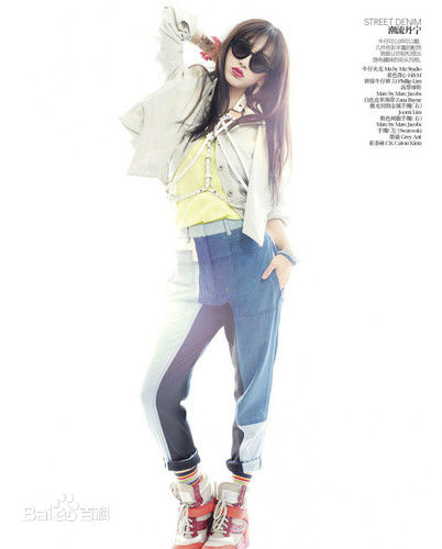 杨颖(Angelababy)Vogue前后照片