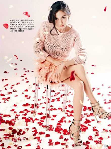 杨颖(Angelababy)瑞丽素颜照相册