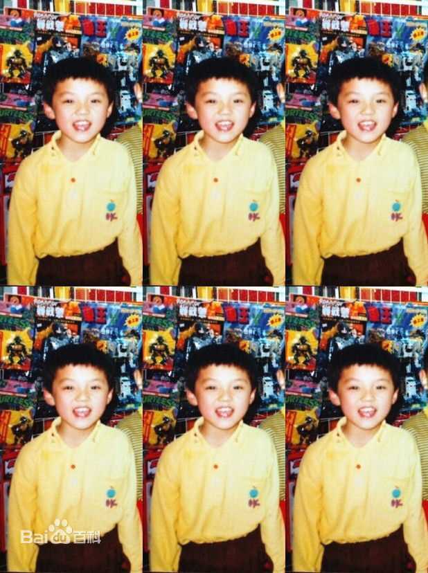 鹿晗(LUHAN)童年照图片图集