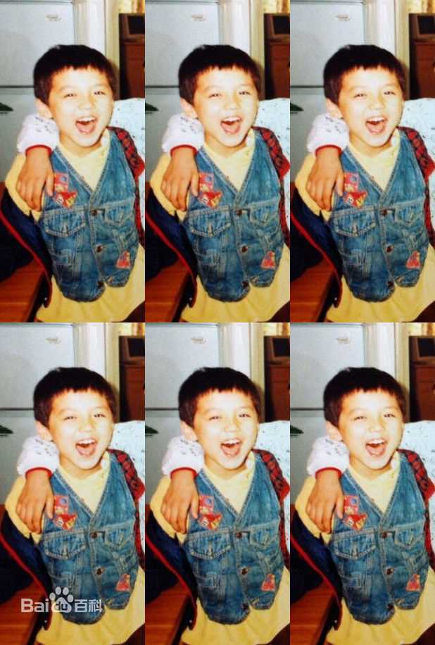 鹿晗(LUHAN)童年照图片图集