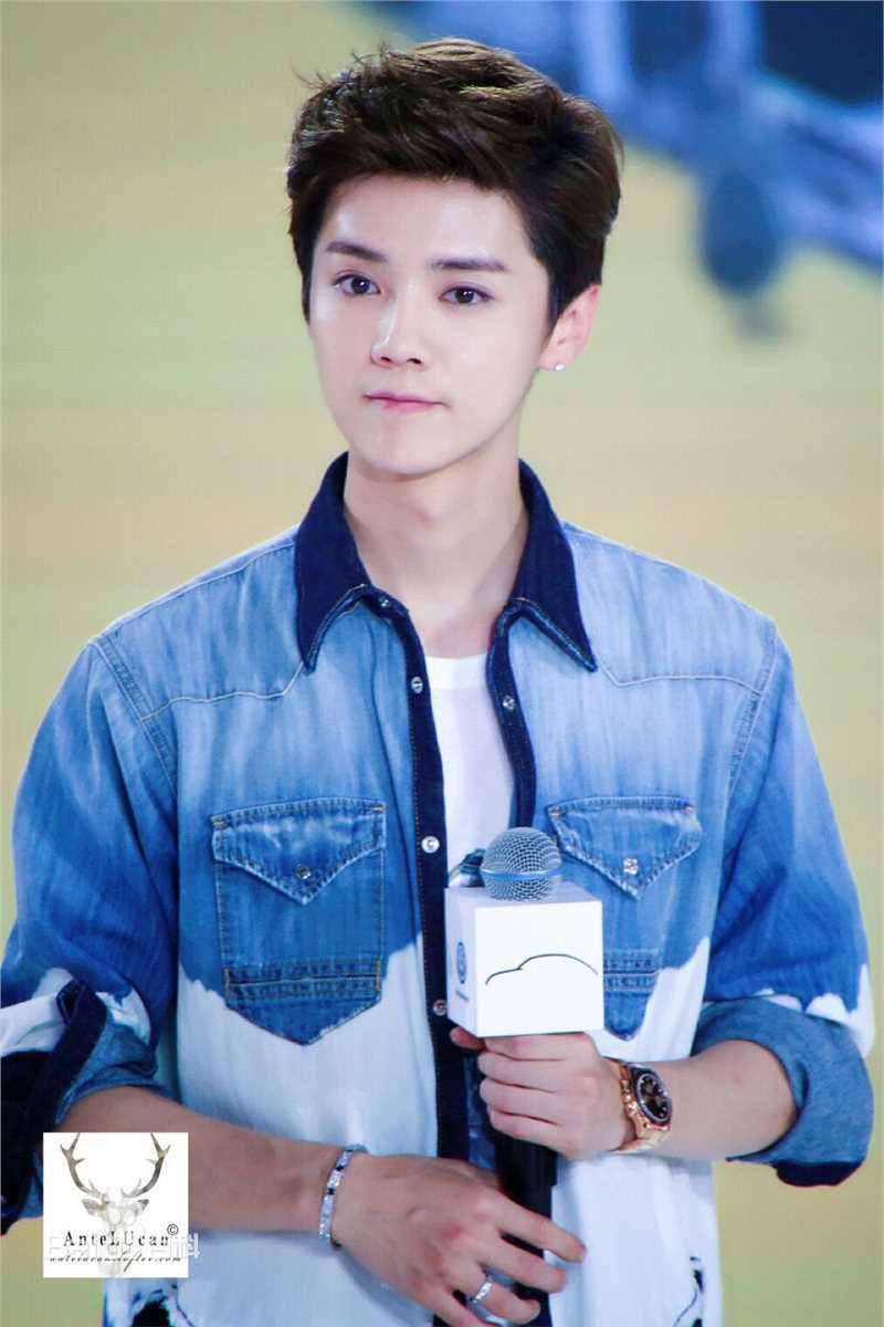 鹿晗(LUHAN)活动出席素颜照壁纸