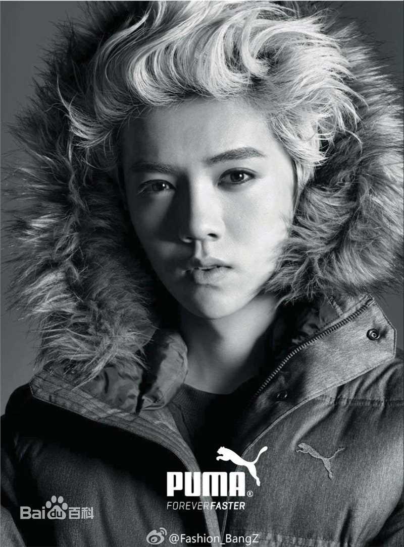 鹿晗(LUHAN)品牌代言素颜照相册