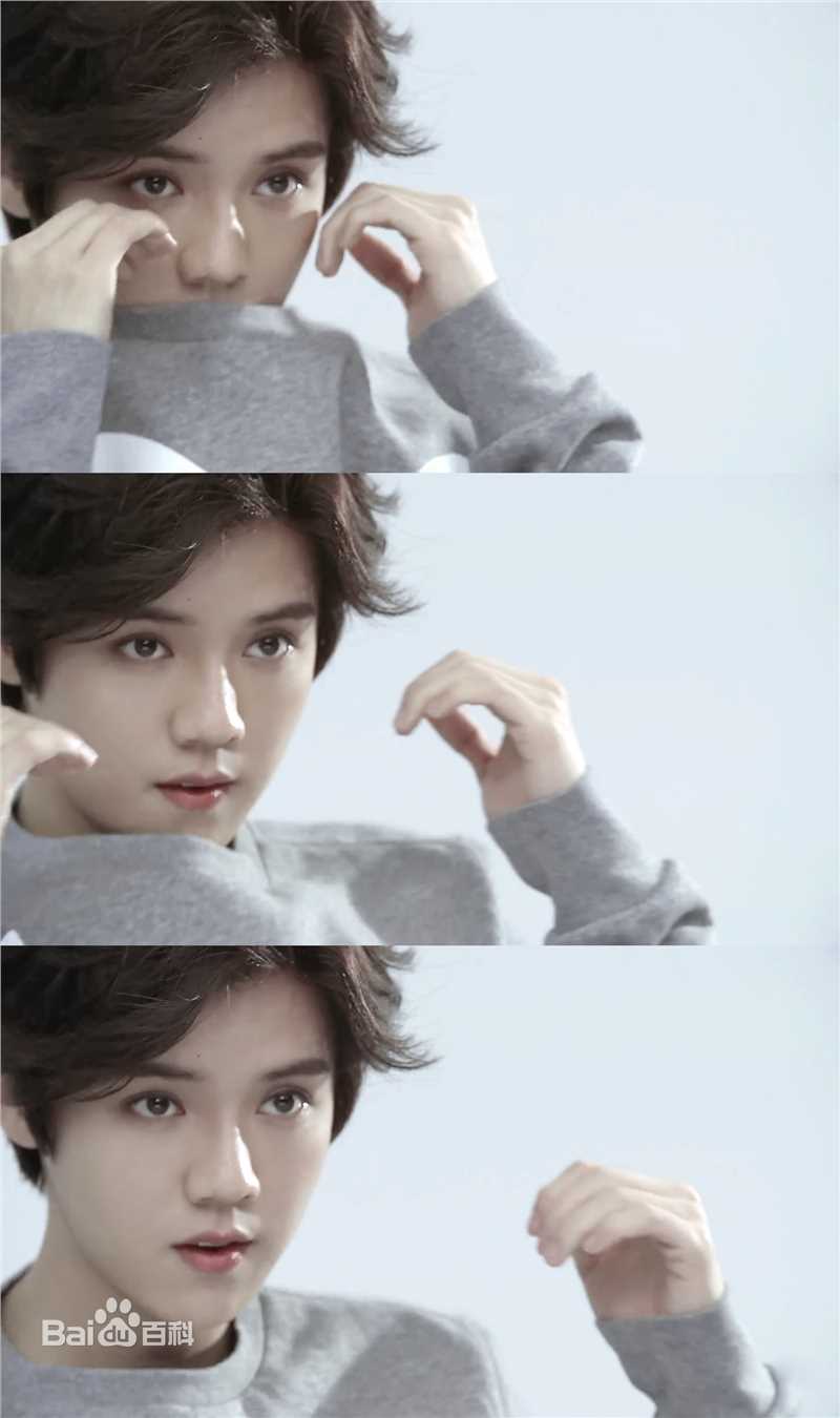 鹿晗(LUHAN)品牌代言素颜照相册