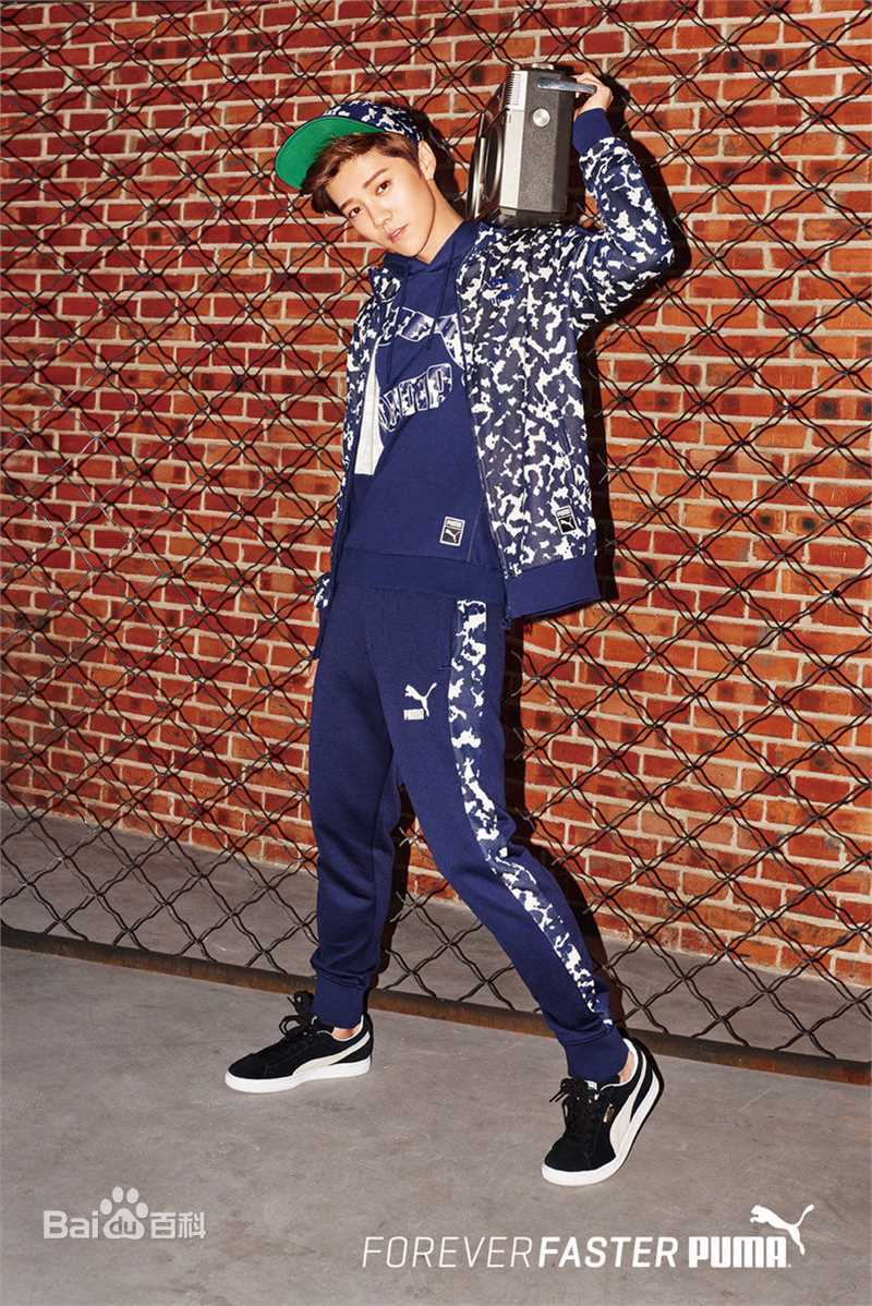 鹿晗(LUHAN)品牌代言素颜照相册