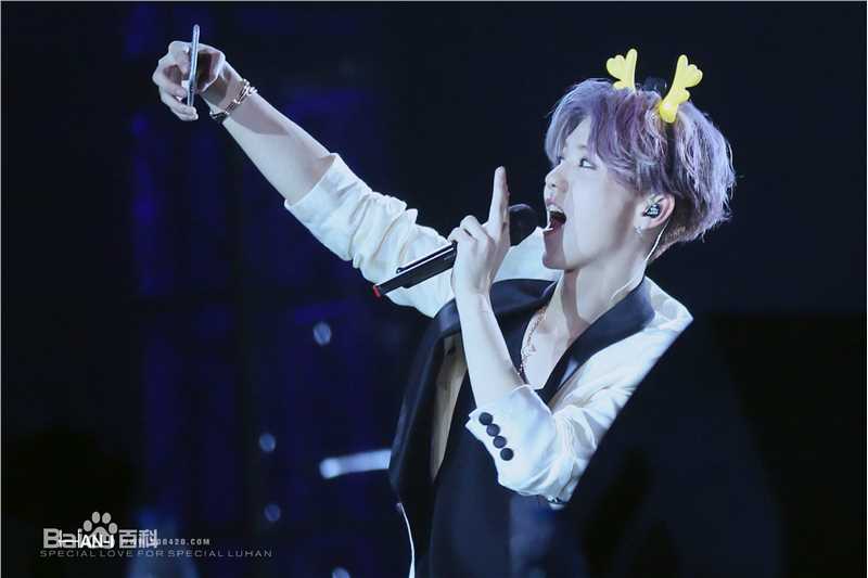 鹿晗(LUHAN)2016巡回演唱会素颜照壁纸