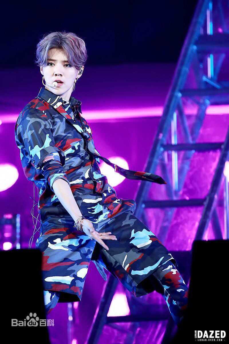 鹿晗(LUHAN)2016巡回演唱会素颜照壁纸