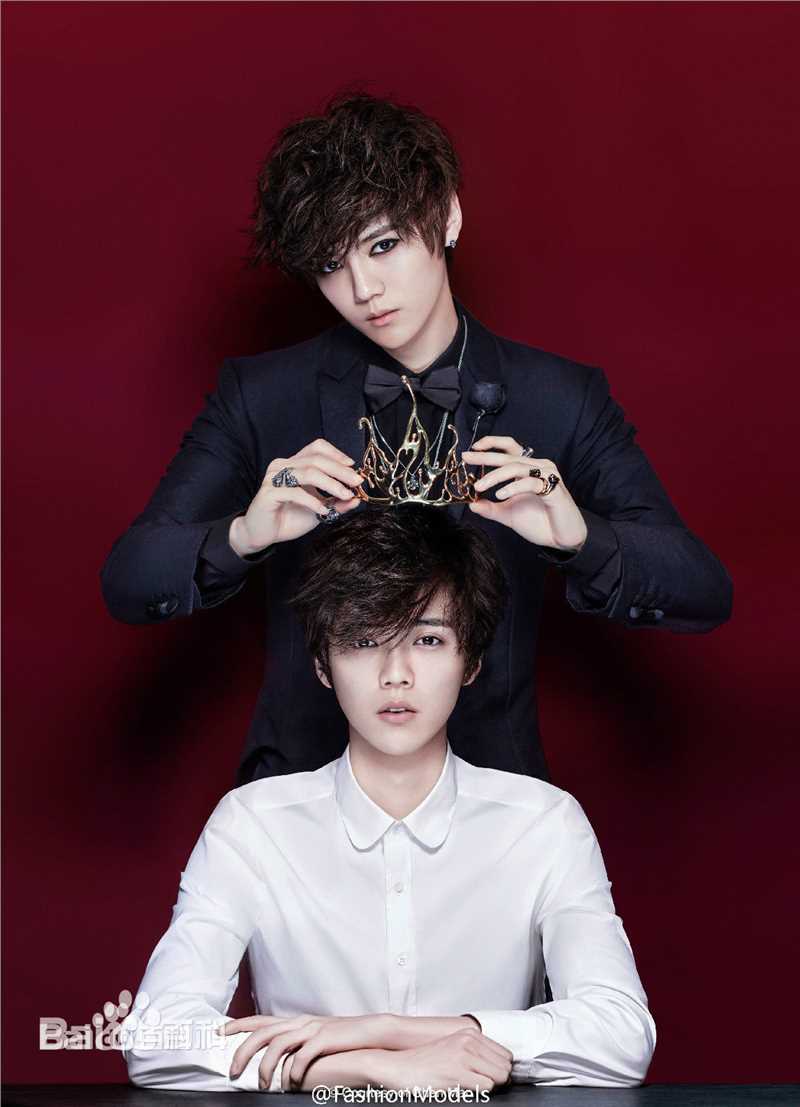 最新鹿晗(LUHAN)在《时尚芭莎》首位单封男星中的图集