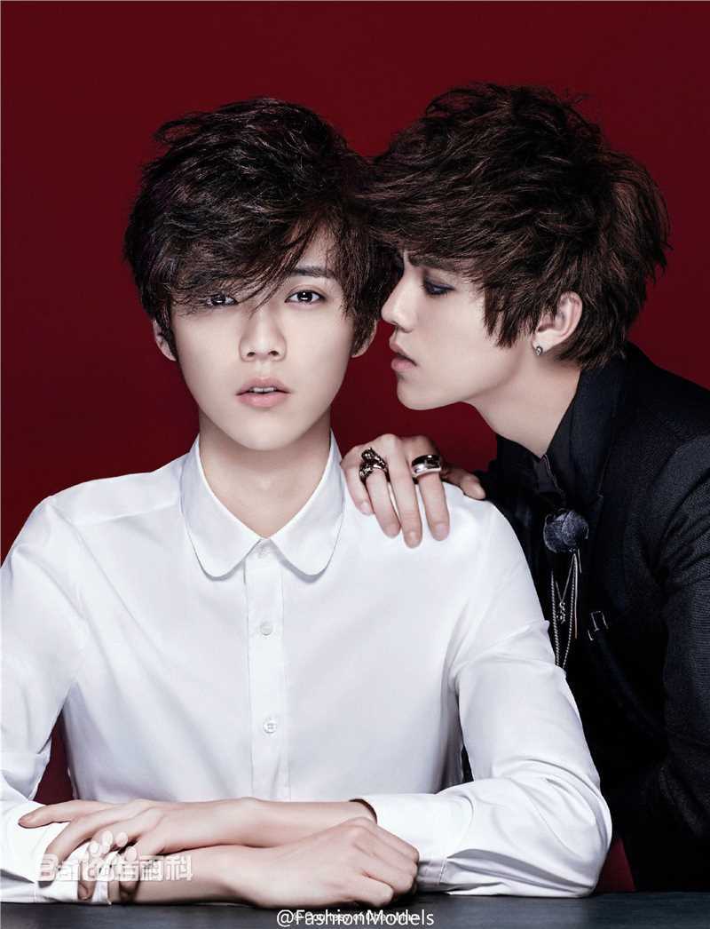 最新鹿晗(LUHAN)在《时尚芭莎》首位单封男星中的图集