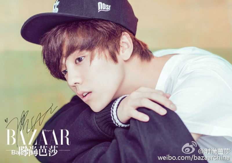 最新鹿晗(LUHAN)在《时尚芭莎》首位单封男星中的图集