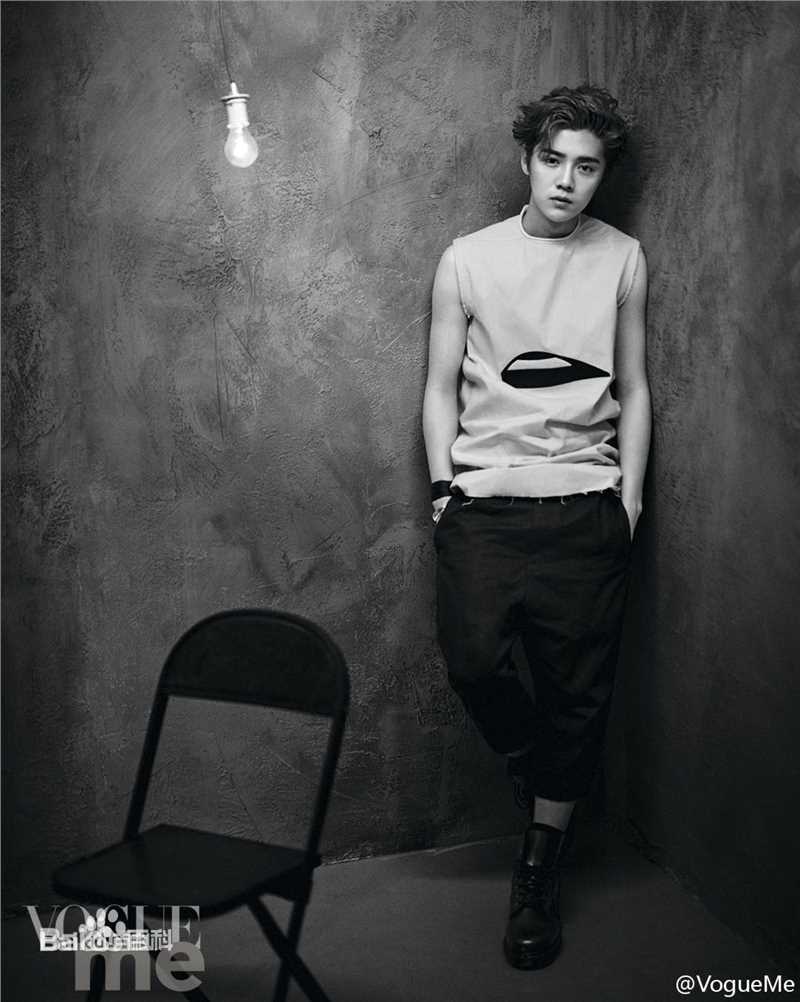 高清鹿晗(LUHAN)在《Vogue Me》创刊号中的图集