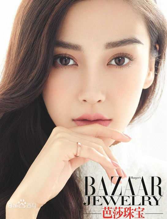 杨颖(Angelababy)时尚大片美艳出镜情牵公益素颜照壁纸
