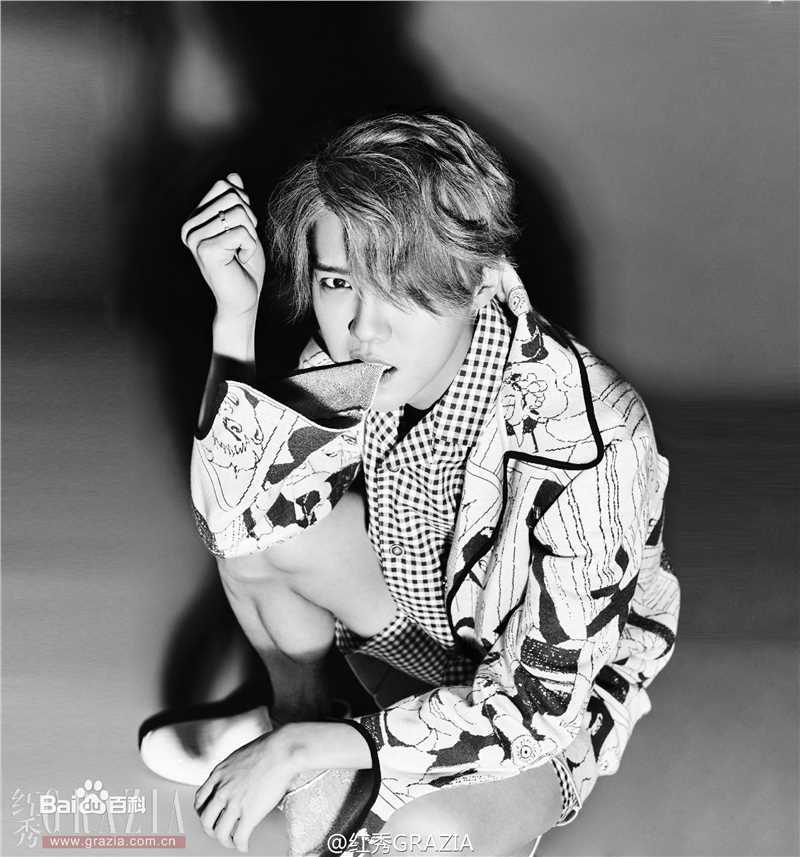 最全鹿晗(LUHAN)在《红秀GRAZIA》个人专刊中的壁纸