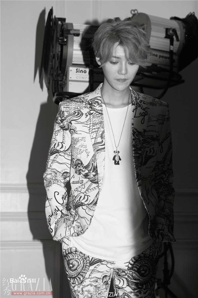 最全鹿晗(LUHAN)在《红秀GRAZIA》个人专刊中的壁纸