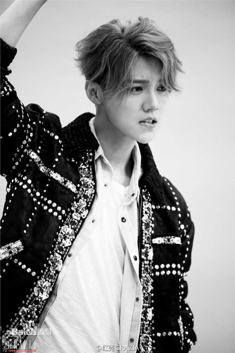 最全鹿晗(LUHAN)在《红秀GRAZIA》个人专刊中的壁纸