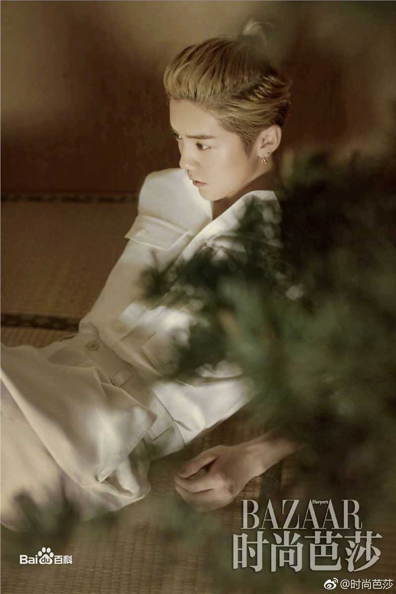 最优质鹿晗(LUHAN)在《时尚芭莎》2017年6月下中的